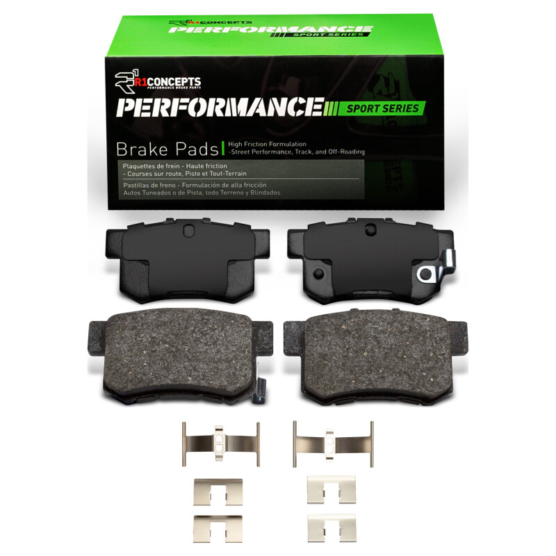 Acura CL Brake Pads - Rear - R1 Concepts - Performance Sport - `97-`02
